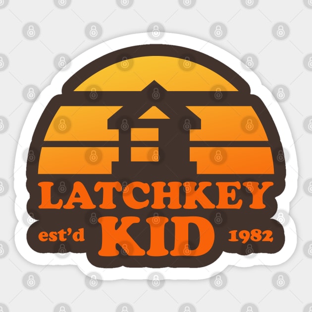 Latchkey Kid Sticker by PopCultureShirts